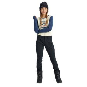 NWT Women's Burton XL Ivy Under-Boot Snowboard Pants Black MSRP$170